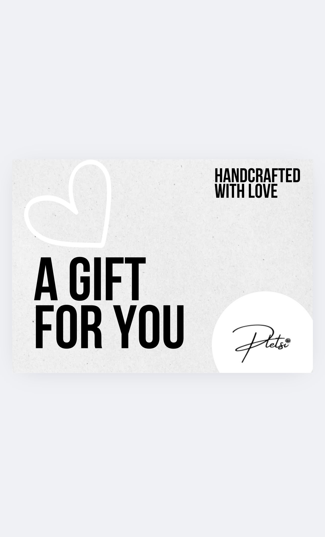 GIFT CARDS