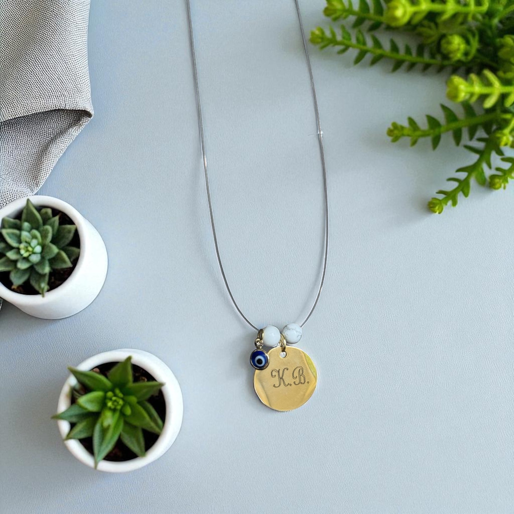 Clear necklace