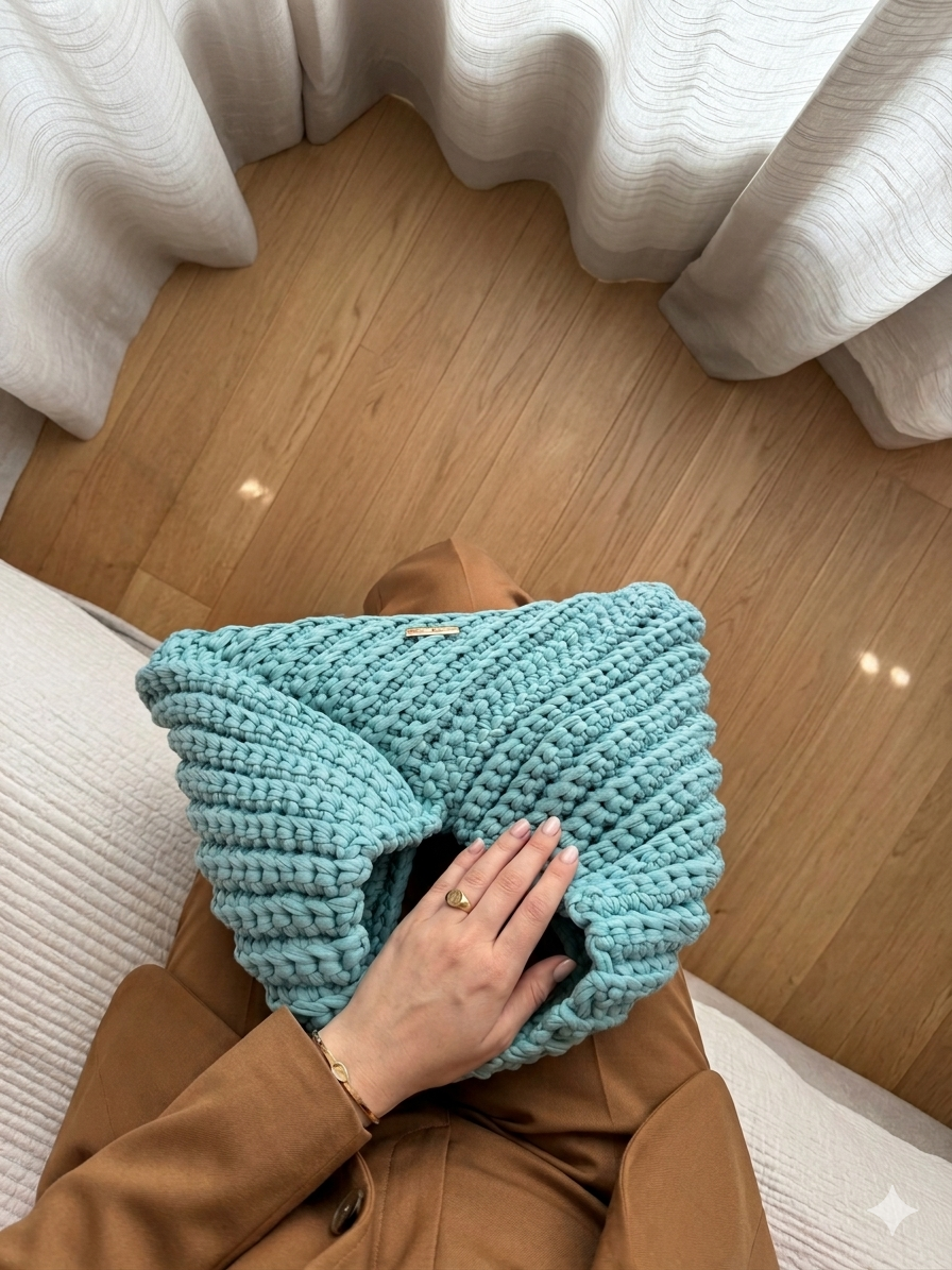 Tote blue